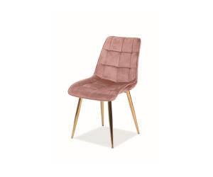 Virtuvės kėdė Pearl (Velvetas/Auksinės kojytės)